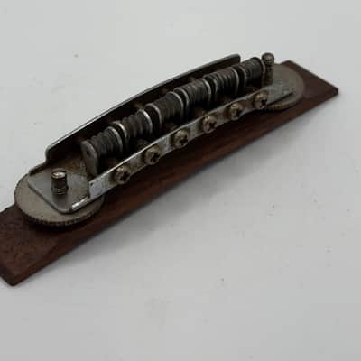 Teisco Hollowbody Electric Guitar Bridge MIJ Japan 1970s - Chrome image 2