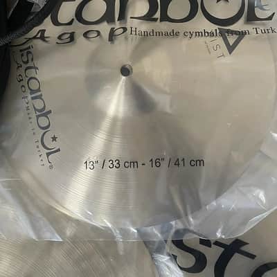 Istanbul Agop Xist Natural Cymbal Set 14" Hi-Hats, 16" 18" Crashes + 20" Ride + Soft Bag image 5