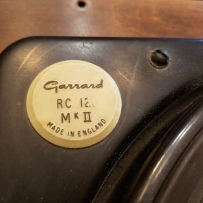 Garrard RC121 MKII 4-speed auto record-changer turntable Early Stereo and plinth Sonotone cartridge MPM3 pickup 1958 - Cream image 9