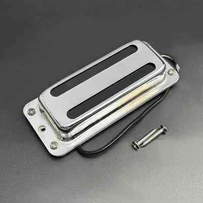 Chrome Electric Guitar Neck and Bridge Humbucker Pickups Set image 5