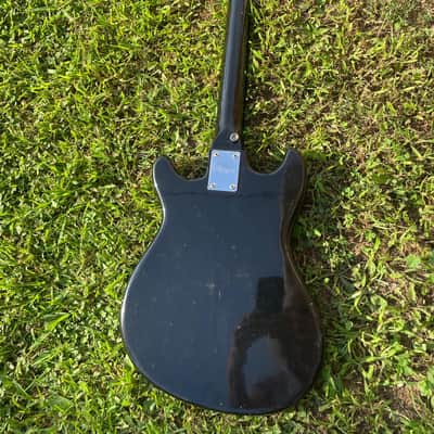 Vintage Harmony H804 Electric Guitar – Black – Ready to Play image 2