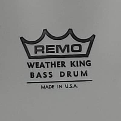*** JACKPOT! 3x REMO 24" 1960s 1970s 1980s NEW BASS DRUM HEADS (Three) WHITE COATED NOS UNSOLD VINTAGE DEALER Stock! * DIPLOMAT & AMBASSADOR & EMPEROR! image 7