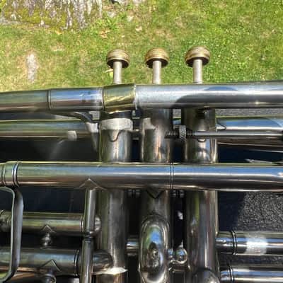 Buescher True Tone Silver Cornet — Elkhart, IN — Serial #11300 (~1908-1909) — PAT. OCT. 29, 07 — Plays Well image 10