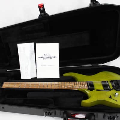 Kiesel *Left-Handed* Vader Neck-Thru 6 - Trans Moss Green w/ OHSC image 12