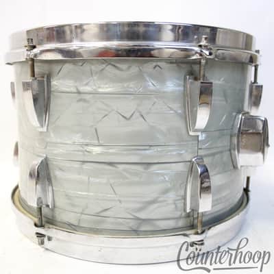 MIJ 12x8"Tom Drum Sky Blue Pearl Vintage 60s Japan 3Ply Mahogany Ludwig-Copy SBP image 4