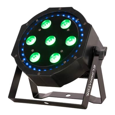 (4) Eliminator Lighting LP 8R 7 × 8w RGBW LED DMX DJ Par Wash Stage Up-Lights image 3