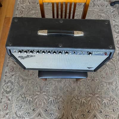 Fender Deluxe VM Vintage Modified 2-Channel 40-Watt 1x12" Guitar Combo 2009 - 2012 - Black image 4
