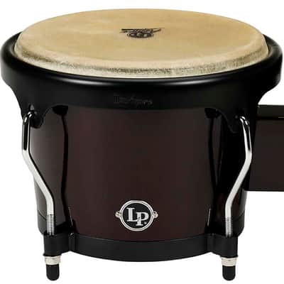 Latin Percussion LP Aspire 6 3/4 - 8" Bongo Oak Dark Wood Black (LPA601-DW) image 5