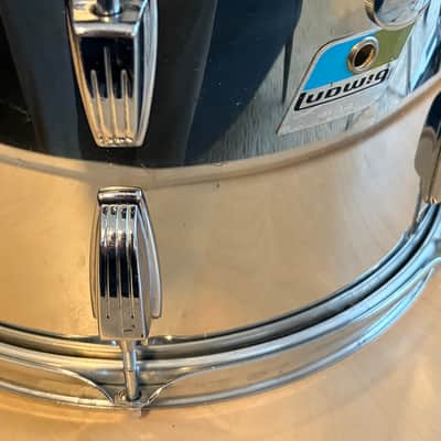 Ludwig 9x13" Stainless Steel Mounted Tom 1970s - Steel image 2