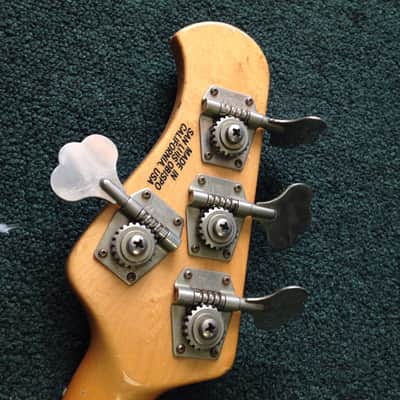 Music Man Sabre Bass 1980s Cherry Red image 11