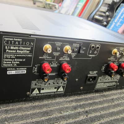 Harman Kardon Citation 5.1 4/3/2 Channel Amplifer, Discrete Outputs, Individual Power Supplies, USA, image 4