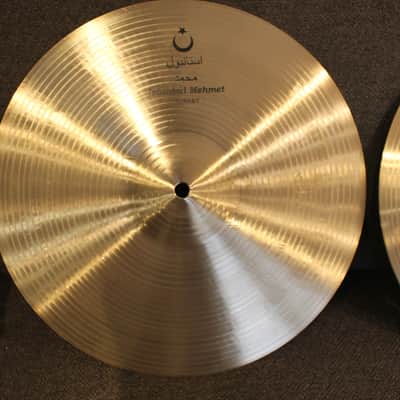 Istanbul Mehmet 14" Nostalgia Hi-Hat Cymbals (Pair) 2010s - Traditional image 6