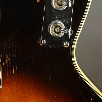 Hopf Galaxie 1960s - Sunburst Semi-Hollow Body Guitar image 7