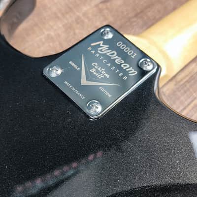 MyDream Partcaster Custom Built - Charcoal Frost Metallic - Ebony - EMG 81-60 image 9
