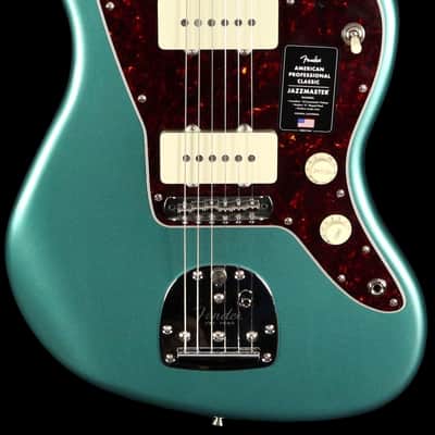 Fender American Professional Classic Jazzmaster Electric Guitar Faded Sherwood Green Metallic image 1