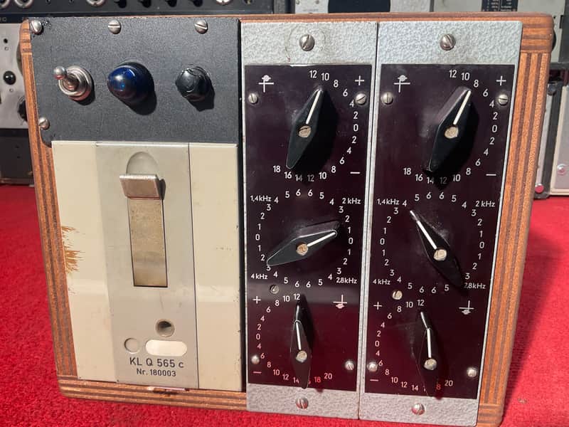 Klangfilm RZ 062 B PAIR EQUALIZER W/ PSU VINTAGE PLUG & PLAY image 1