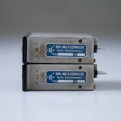 Eckmiller W86a passive EQ x 2 with close numbers and I/O cables, found in early Telefunken / Siemens / Neumann mixers. image 5