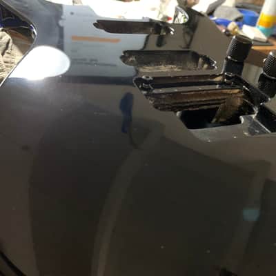 Jackson Dinky Rev Professional 1994 body - Black image 3