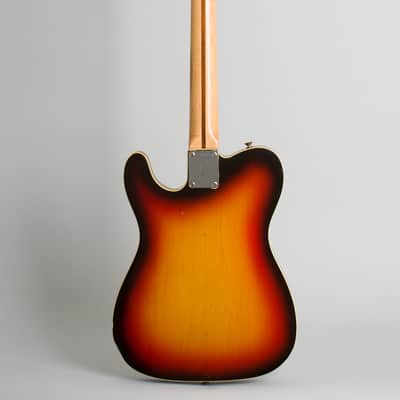 Fender  Telecaster Custom with Bigsby Solid Body Electric Guitar (1969), ser. #191930, black gig bag case. image 2