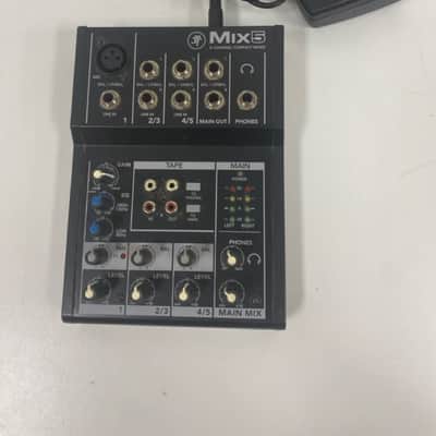 Mackie Mix5 5-Channel Compact Mixer 2015 - Present - Black image 3