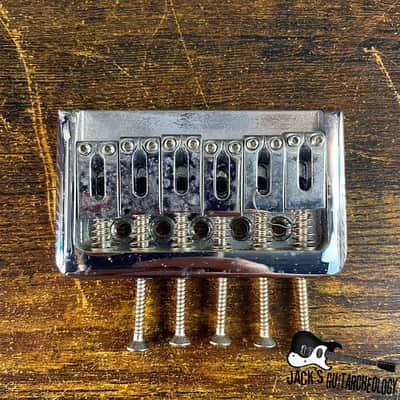 Gotoh JA-SB-20 Hardtail Bridge w/ Screws *USED* (1990s - Nickel)