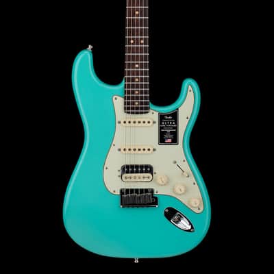 Fender American Ultra Luxe Vintage '60s Stratocaster HSS - Sea Foam Green #27959 image 3