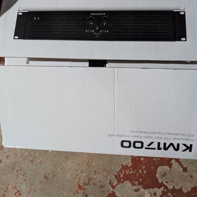 Behringer KM1700 Professional 1700-Watt Stereo Power Amplifier 2010s - Black image 4