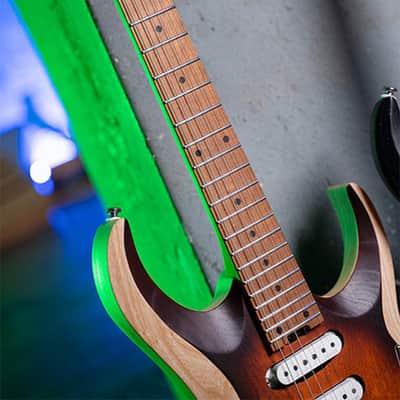 Cort X700OPVB X Series 700 Triality Electric Guitar. Open Pore Vintage Burst image 13