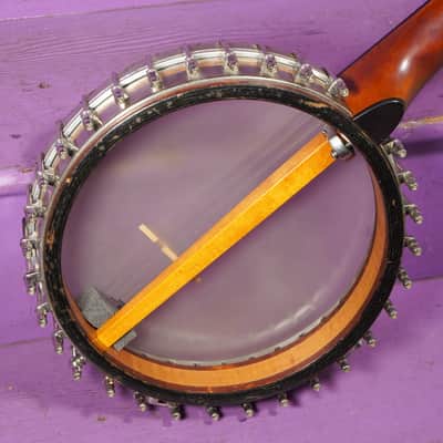 1922/2000s Vega Tubaphone Conversion Big Rim 5-String Openback Banjo (VIDEO! Fresh Work, Ready) image 8