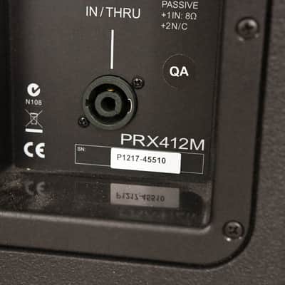 JBL PRX412M 1200W 12" Two-Way Passive Speaker (PAIR) CG013B6 image 9
