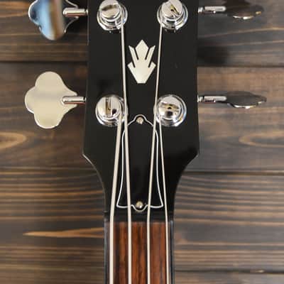 Gibson ES-335 Memphis Bass 4 string 2013 Black Hollow Body w Hard Case / COA image 7
