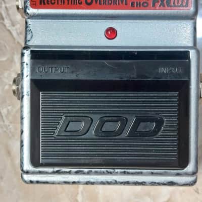 DOD FX101 Grind Rectifying Overdrive [NOS - New Old Stock Complete] 1996 - 1998 - Grey Silver Black Airbrush and Red image 9