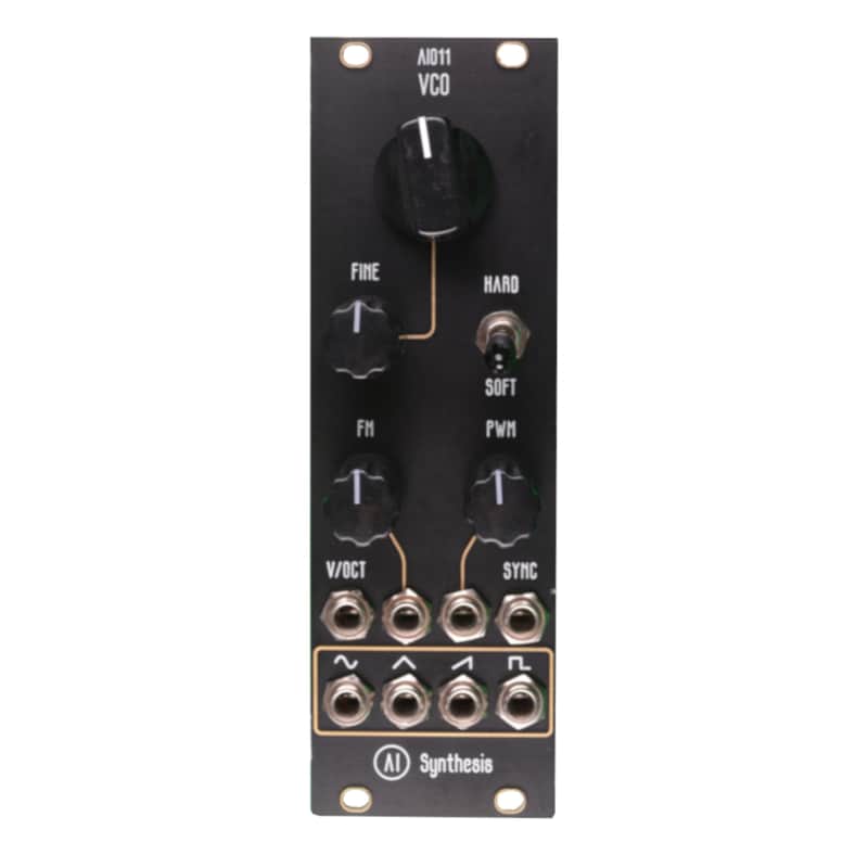 AI Synthesis AI011 VCO Built and Tested Black image 1