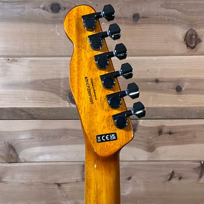 Fender Special Edition Custom Telecaster FMT HH Electric Guitar - Amber image 6