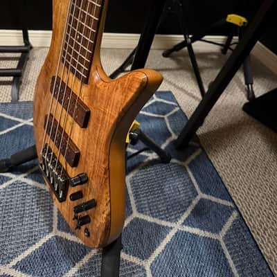 2009 Fodera Emperor II 5 Elite – Spalted Mango Top, NYC Era, Pope Preamp, OHSC image 9