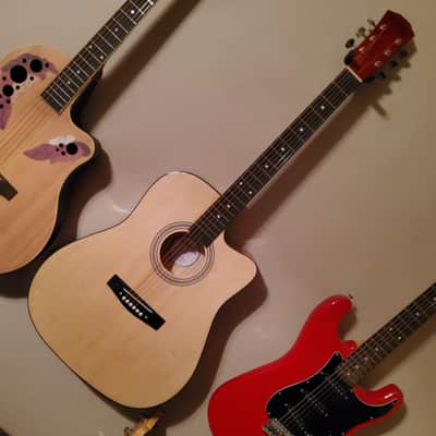 🎸FAST, FREE SHIPPING!🎸 Acoustic Guitar w/Soft Case/Gig Bag, Strap, & Tuner! image 5