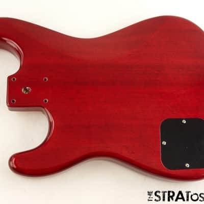 Fender Squier Paranormal Strat-O-Sonic BODY Crimson Red Transparent image 2
