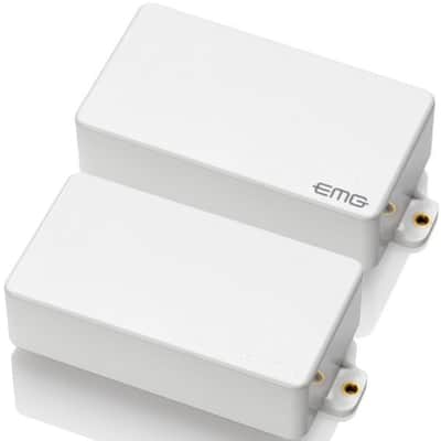 EMG 60 / 81 Humbucker Pickup set - white active