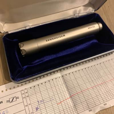Mint vintage Sennheiser MKH 105 in original box and papers image 16