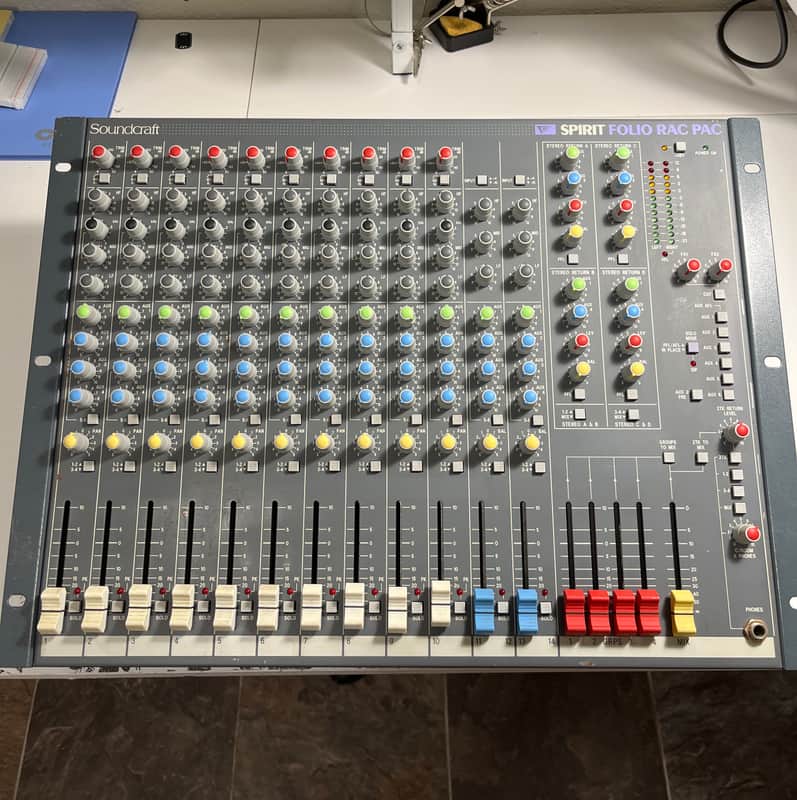 Soundcraft Spirit Folio Rac Pac Analog Rack Mixer Mid-90s image 1