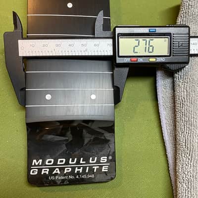 Modulus Quantum 5 Graphite Bass Guitar Neck, Q5, Fretless 1991 image 16