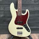 Fender American Vintage II 1966 Jazz Bass 4 String Electric Bass Guitar w/ Case - White