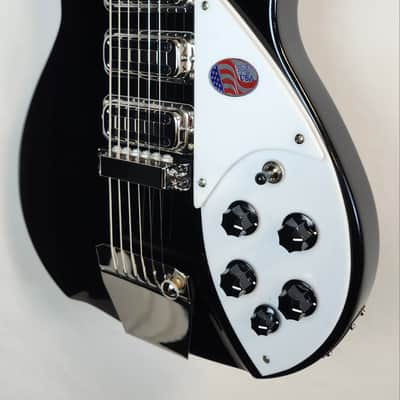 Rickenbacker 325C64 Jet Glo Miami, 3 Toaster Pickups, w/Vibrato, Short Scale, HSC image 6