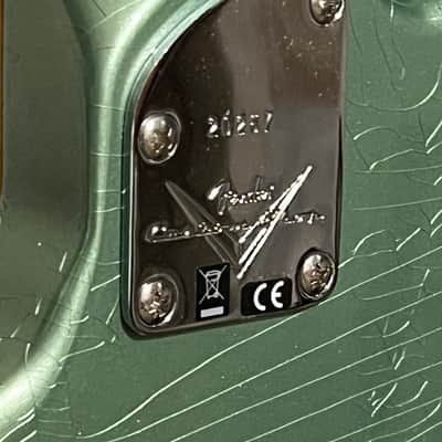 NEW Fender Custom Shop Limited Edition '60s Jazz Bass Deluxe Closet Classic - Aged Sage Green Metallic, Pro Set Up Included! Ships Fast and Free! image 16