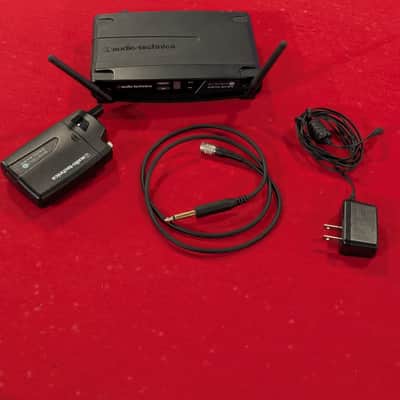 Audio-Technica System 10 ATW-1101/G 2.4GHz Digital Wireless Instrument System w/ Guitar Cable 2020's - Black image 1