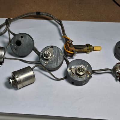 Gibson Vintage Wiring Harness 1961 - 500k Centralab C2 ES-3XX image 6