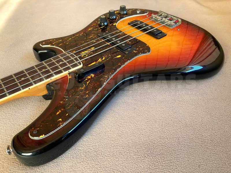 YAMAHA SB-55 VINTAGE 1970s MIJ BASS SUNBURST w/HSC | Reverb