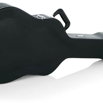Gator - GW-DREAD - Dreadnaught Guitar Deluxe Wood Case - Black (GW-DREAD) image 12