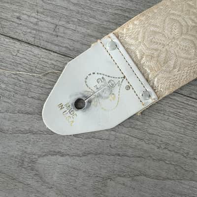 Ace Vintage Guitar Strap White image 23
