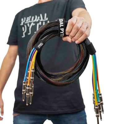 Pedal Python™ 15ft Pedalboard Snake Cable Management System Black image 4